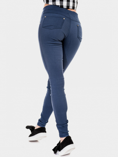 Скіні джинси ISSA Plus модель 012_blue — фото 5 - INTERTOP