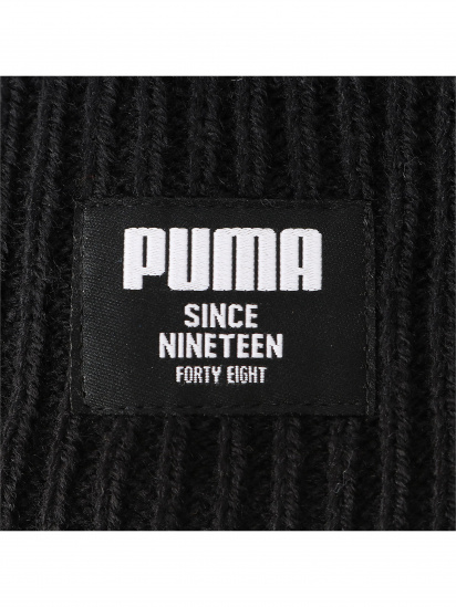 Шапка PUMA Ribbed classic beanie модель 022831 — фото 4 - INTERTOP
