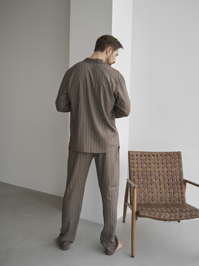 Домашний костюм HANDY WEAR Linen Strip модель 0361 — фото 5 - INTERTOP