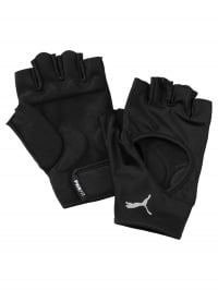 Чёрный - Перчатки для спорта PUMA Tr Ess Cut Fingered Gloves