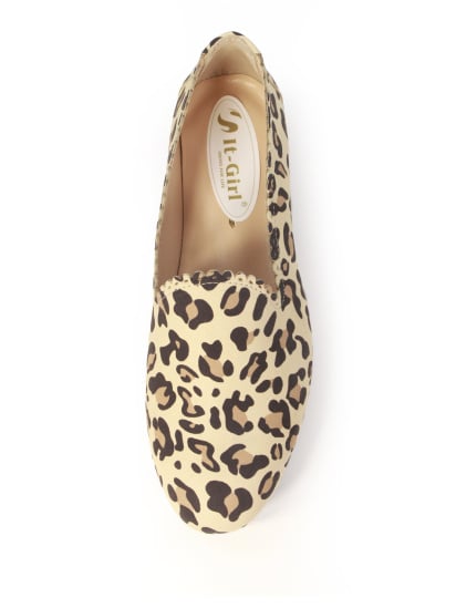 Лоферы It-girl модель 06-577-leopard — фото 4 - INTERTOP