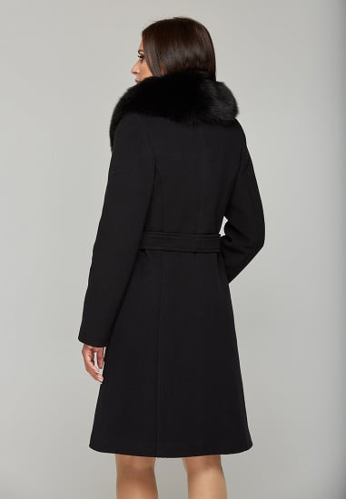 Пальто з утеплювачем Danna модель 091BL — фото - INTERTOP