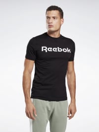 Чёрный - Футболка Reebok Graphic Series Linear Logo