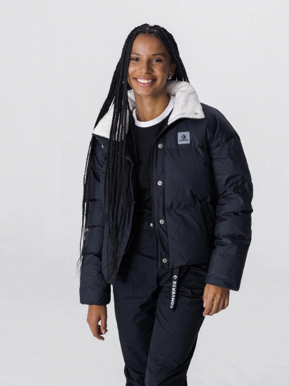 Зимова куртка CONVERSE Commercial Short Down модель 10025204-001 — фото - INTERTOP