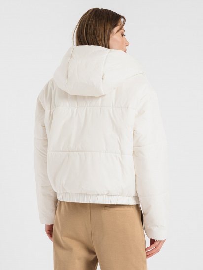 Зимняя куртка CONVERSE Short Hooded Puffer модель 10023736-281 — фото - INTERTOP