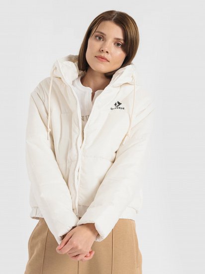 Зимняя куртка CONVERSE Short Hooded Puffer модель 10023736-281 — фото 3 - INTERTOP