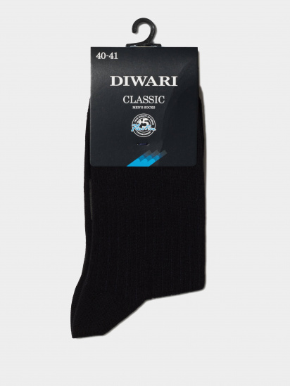 Шкарпетки та гольфи DiWaRi модель 5С-08СП 001 чорний — фото - INTERTOP