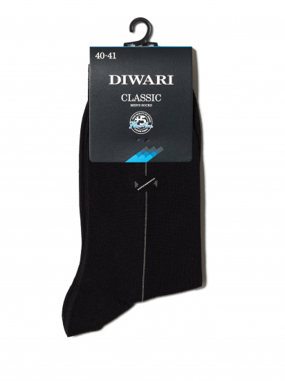Шкарпетки та гольфи DiWaRi модель 5С-08СП 005 чорний — фото - INTERTOP