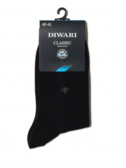 Шкарпетки та гольфи DiWaRi модель 5С-08СП 007 чорний — фото - INTERTOP