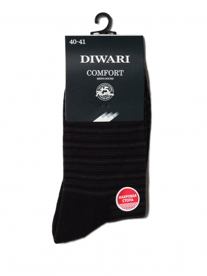 Шкарпетки та гольфи DiWaRi модель 6С-18СП 012 чорний — фото - INTERTOP