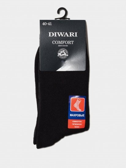 Шкарпетки та гольфи DiWaRi модель 7С-24СП 000 чорний — фото - INTERTOP