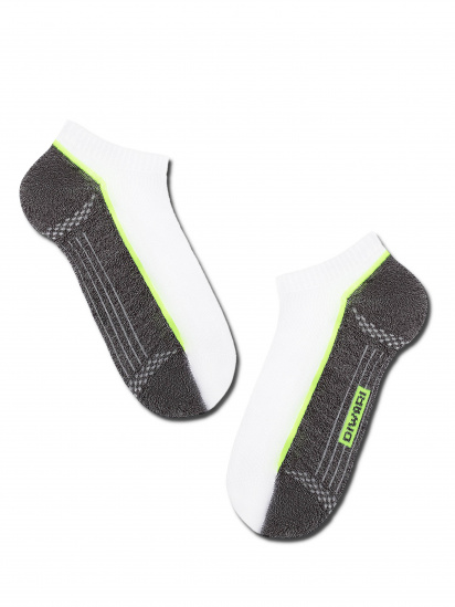 Шкарпетки та гольфи DiWaRi модель 15С-44СП 044 білий-темно-сірий — фото - INTERTOP