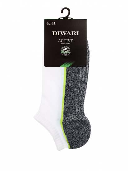 Носки и гольфы DiWaRi модель 15С-44СП 044 білий-темно-сірий — фото - INTERTOP
