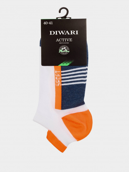 Носки и гольфы DiWaRi модель 16С-72СП 083 джинс-помаранчев — фото - INTERTOP
