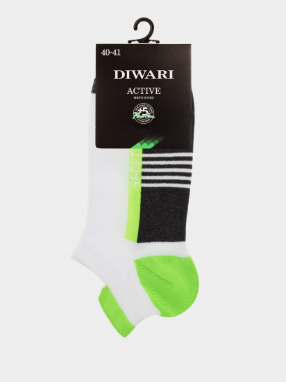 Шкарпетки та гольфи DiWaRi модель 16С-72СП 083 темн-сірий-салатв — фото - INTERTOP