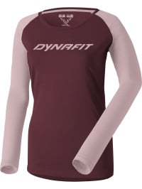 Бордовый - Кофта спортивная DYNAFIT 24/7 Tee