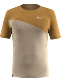 Жёлтый - Футболка спортивная Salewa Puez Sporty Dry T-shirt