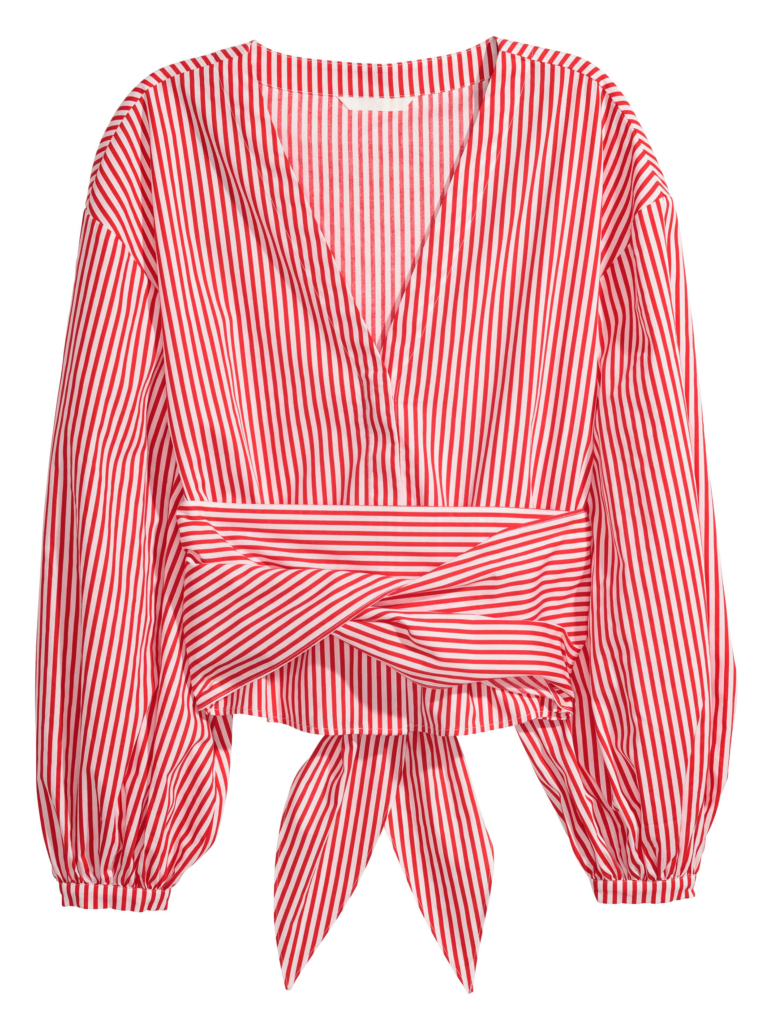 

H&M Блуза з довгим рукавом (1001298) Жіноче, колір - Кораловий
