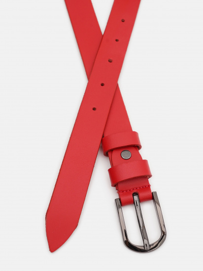 Ремень Borsa Leather модель 100v1genw42-red — фото - INTERTOP