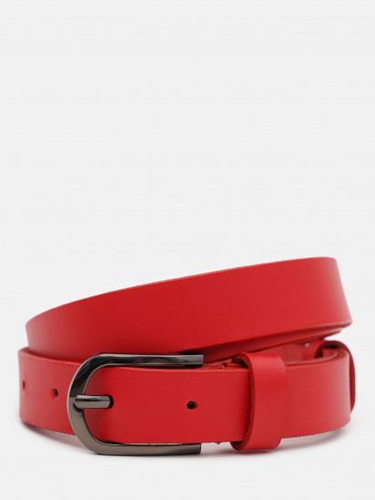 Ремень Borsa Leather модель 100v1genw42-red — фото - INTERTOP