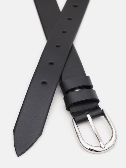 Ремень Borsa Leather модель 100v1genw95-black — фото - INTERTOP