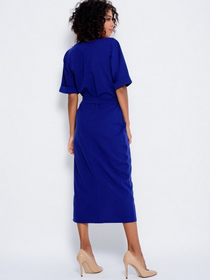 Сукня міді ISSA Plus модель 10177_blue — фото 3 - INTERTOP