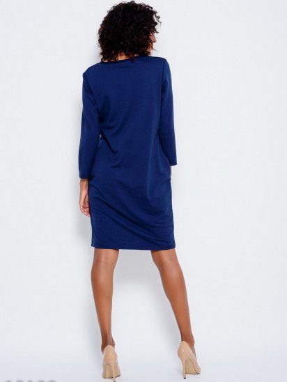 Платье мини ISSA Plus модель 10188_darkblue — фото 3 - INTERTOP