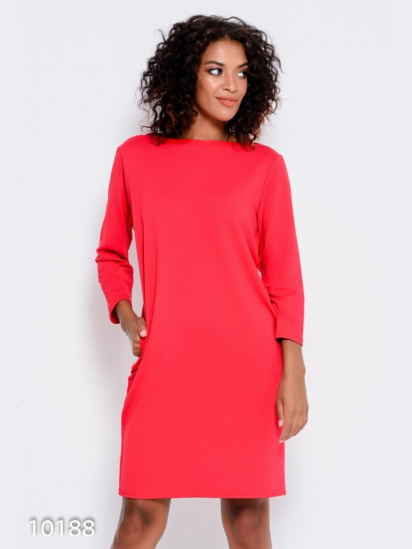 Платье мини ISSA Plus модель 10188_красный — фото - INTERTOP