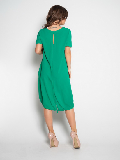 Платье мини ISSA Plus модель 10497_green — фото 3 - INTERTOP