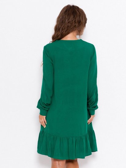 Платье мини ISSA Plus модель 10503_green — фото 3 - INTERTOP