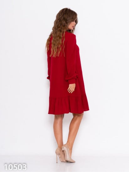 Сукня міні ISSA Plus модель 10503_красный — фото - INTERTOP