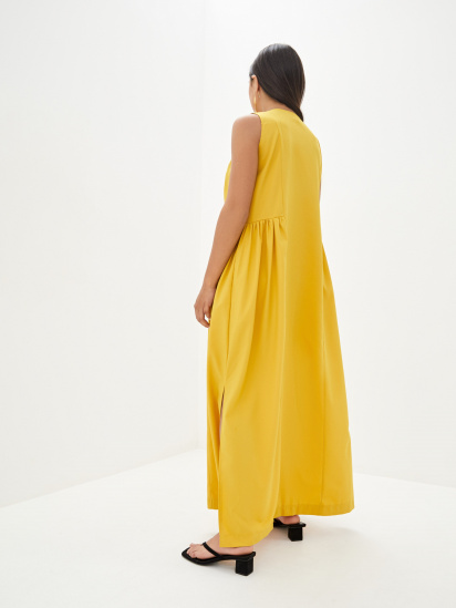 Сукня максі ISSA Plus модель 10630_yellow — фото 3 - INTERTOP