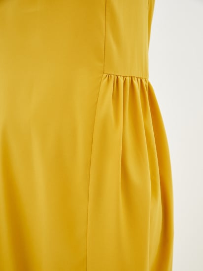 Платье макси ISSA Plus модель 10630_yellow — фото 4 - INTERTOP