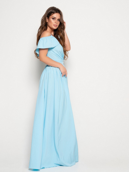 Сукня максі ISSA Plus модель 10816_blue — фото 4 - INTERTOP