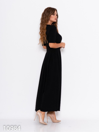 Сукня максі ISSA Plus модель 10984_черный — фото - INTERTOP