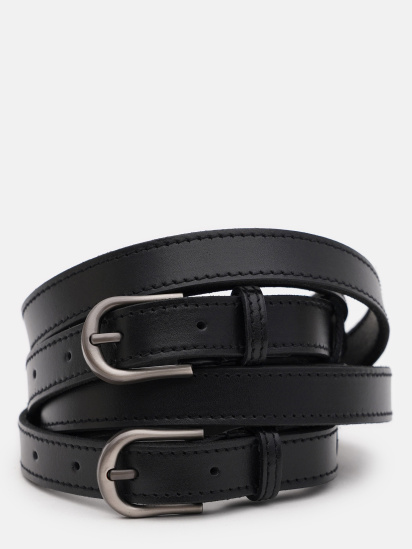 Ремінь Borsa Leather модель 110gen1new2bl-black — фото - INTERTOP