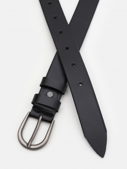 Ремінь Borsa Leather модель 110v1genw25-black — фото - INTERTOP