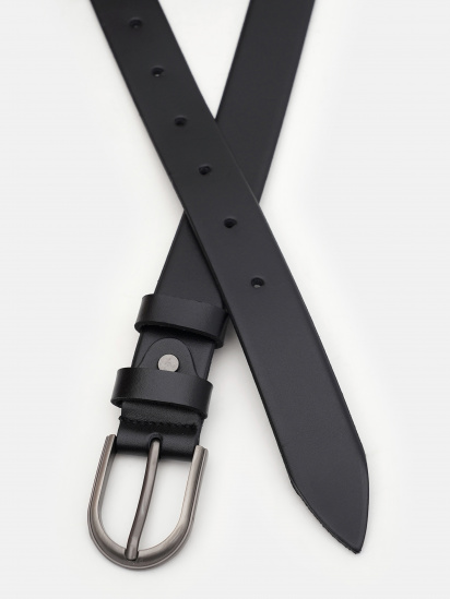 Ремінь Borsa Leather модель 110v1genw28-black — фото - INTERTOP