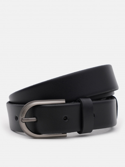 Ремінь Borsa Leather модель 110v1genw28-black — фото - INTERTOP