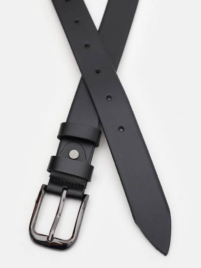 Ремень Borsa Leather модель 110v1genw29-black — фото - INTERTOP
