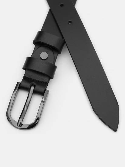 Ремень Borsa Leather модель 110v1genw33-black — фото - INTERTOP