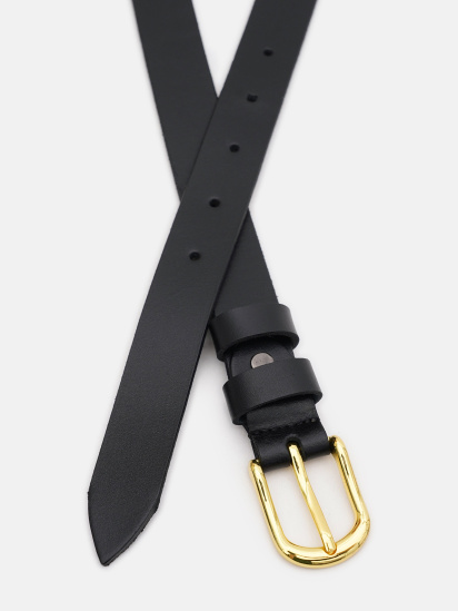 Ремень Borsa Leather модель 110v1genw49-black — фото - INTERTOP