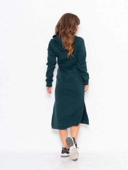 Сукня міді ISSA Plus модель 11104_green — фото 3 - INTERTOP