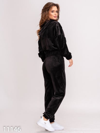 Спортивний костюм ISSA Plus модель 11146_черный — фото - INTERTOP
