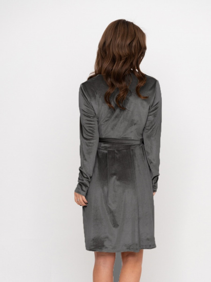 Сукня міні ISSA Plus модель 11208_grey — фото - INTERTOP