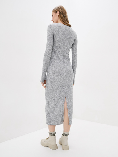 Сукня міді ISSA Plus модель 11217_gray — фото 3 - INTERTOP