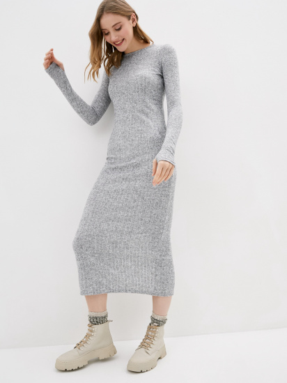 Платье миди ISSA Plus модель 11217_gray — фото - INTERTOP