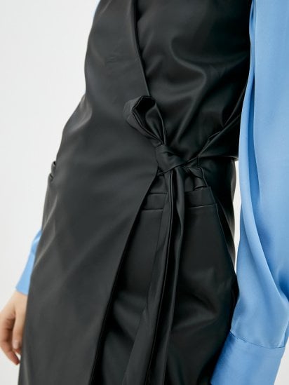 Платье мини ISSA Plus модель 11277_black — фото 4 - INTERTOP