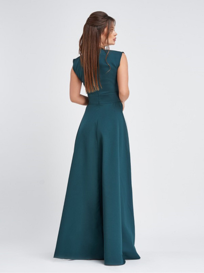 Сукня максі ISSA Plus модель 11294_зеленый — фото - INTERTOP