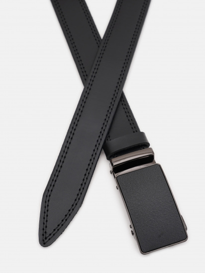 Ремень Borsa Leather модель 115v1genav18-black — фото - INTERTOP